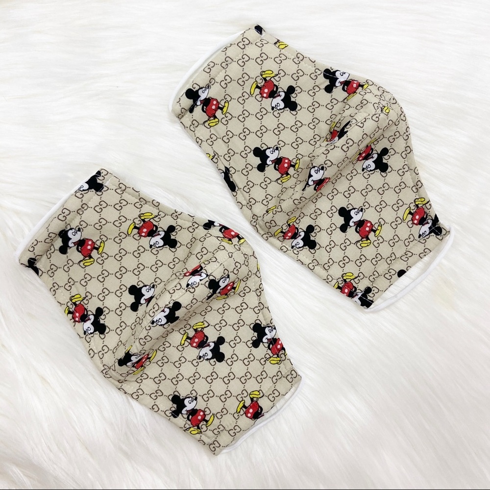 2 HANDMADE IN USA -  washable cotton face masks